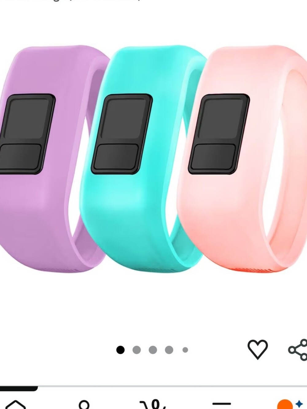 Garmin vivofot 3 and junior 2 replacement watch bands Silicone